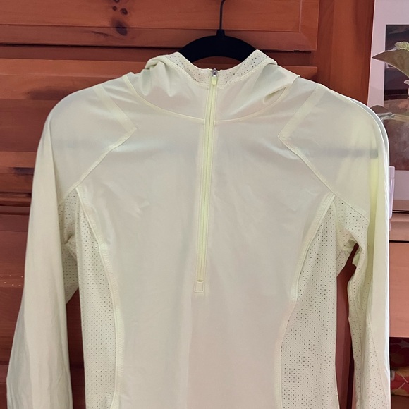 Neon yellow Athleta half-zip - Picture 2 of 6